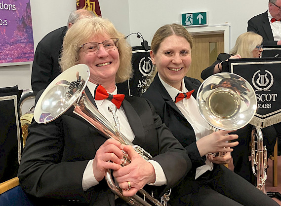 The back row horns